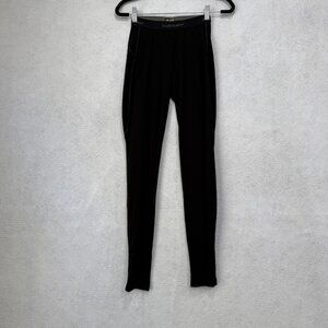 Icebreaker 150 Zone Pants Womens XS Black Merino Wool Thermal Baselayer Leggings